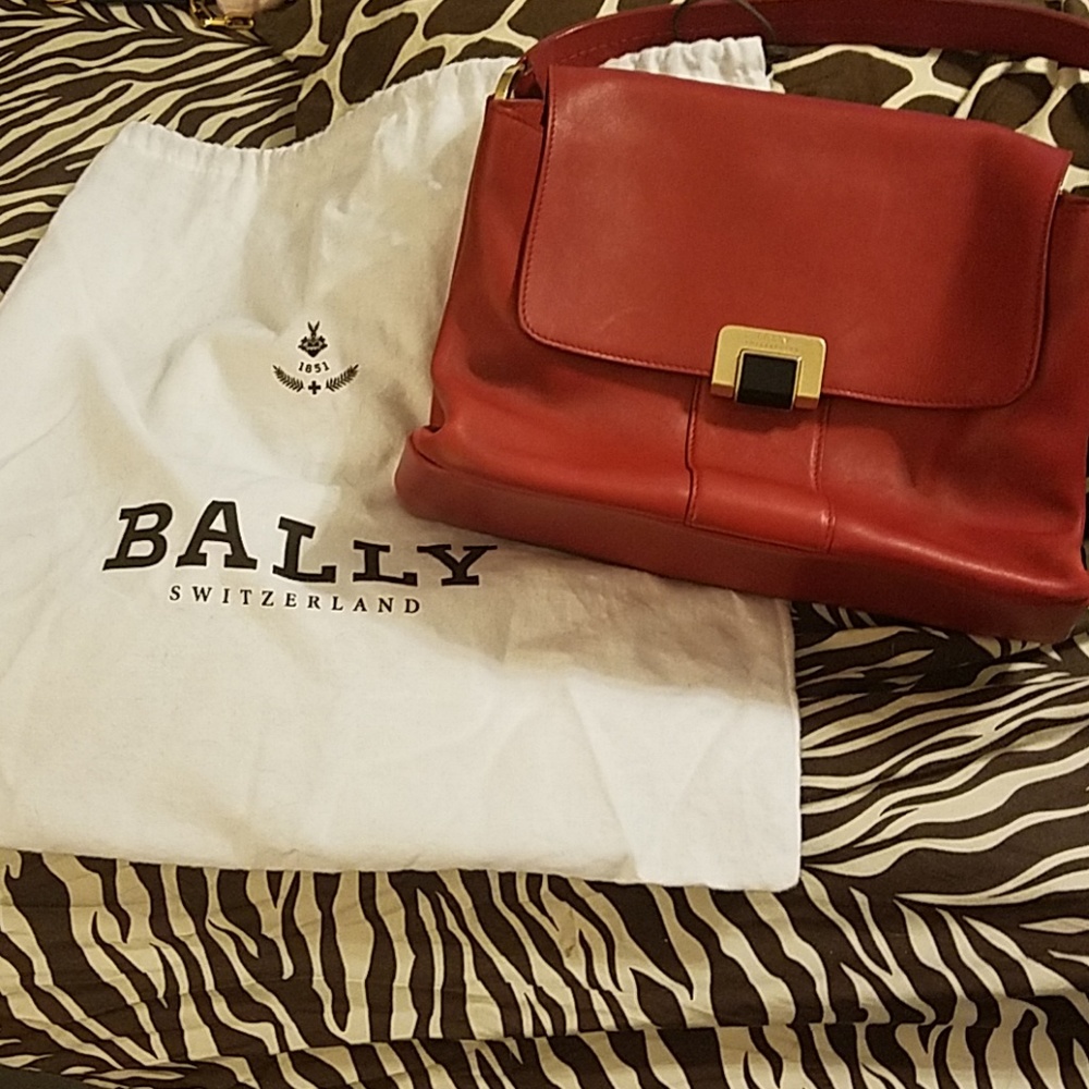 Bally Red Purse